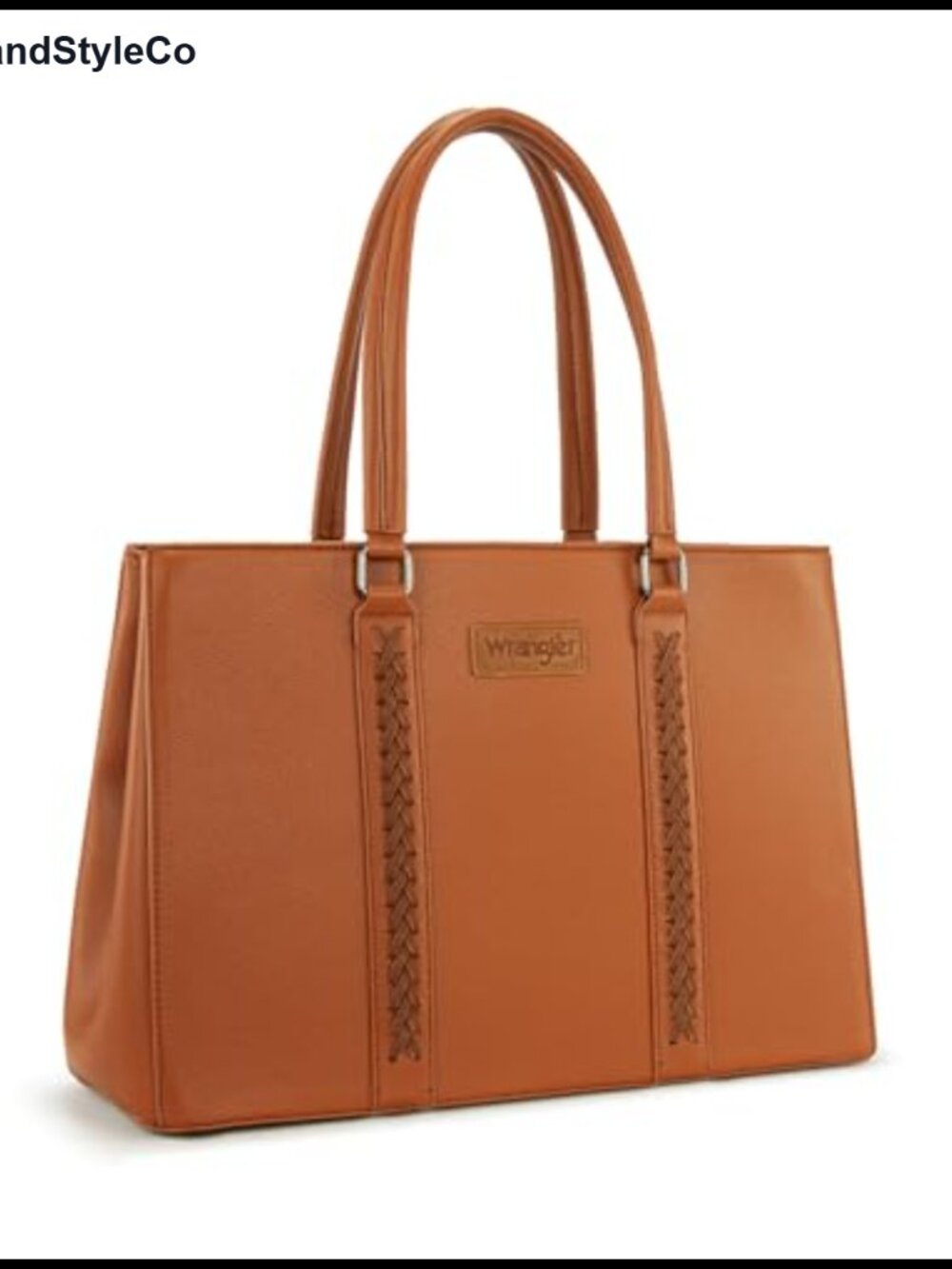 Wrangler Laptop Tote Bag for Women 15.6 Inch Computer Bag with Dual Compartment